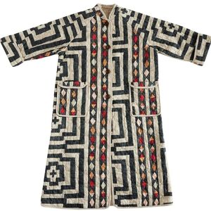 Jungalow Hypnotic quilted coat by Justina Blakeney